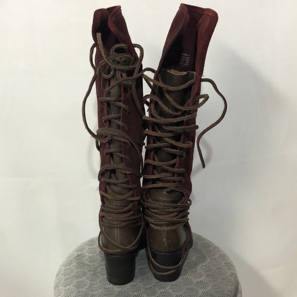 Freebird Coal burgundy boots - Picture 4 of 14